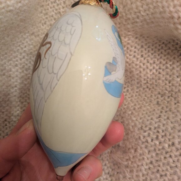 Pier1 Christmas Ornament - Hand Painted Glass - Picture 4 of 7